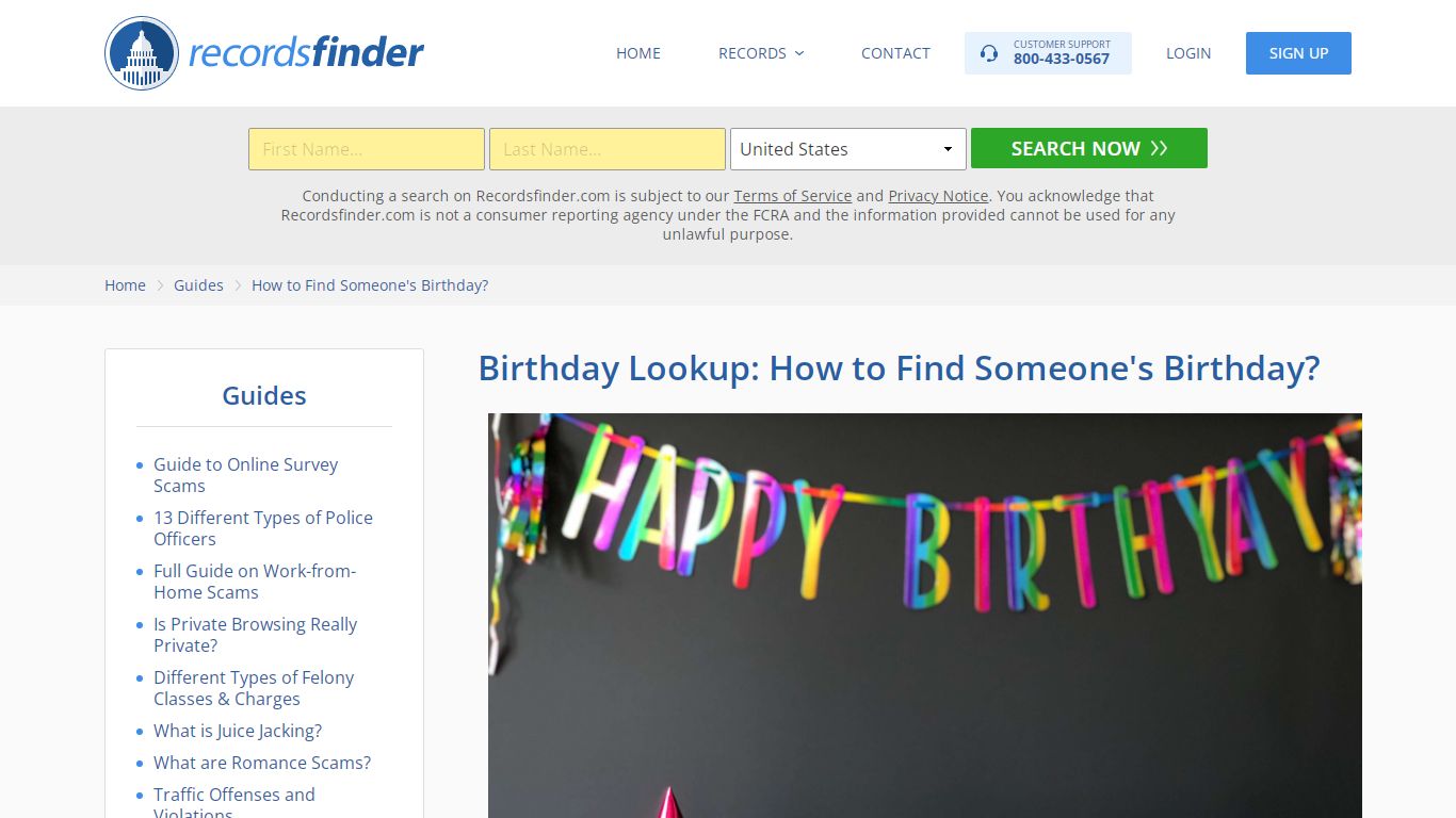 How to Find out Someone’s Birthday? - RecordsFinder